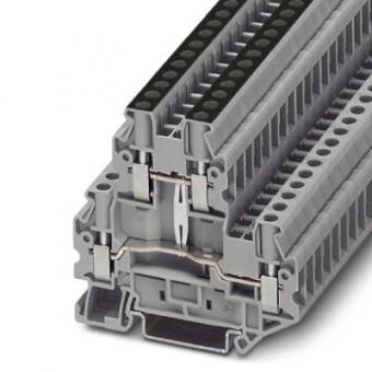 Phoenix UTTB-PV 4 Doppelstockklemmen, grau, 0,14 mm² - 6 mm² 