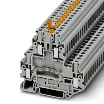 Phoenix UTTB 4-MT P/P Messertrennklemme, grau, 0,14 mm² - 6 mm² 