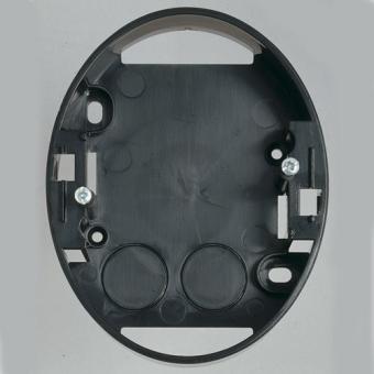 ELSO Renova Aufputz-Gehäuse für 2-fach-Steckdose, schwarz 
