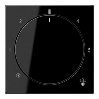 Jung Abdeckung für Thermostat (schwarz) 
