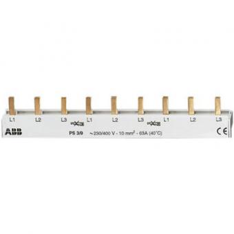 ABB PS  3/9, Phasenschiene 3polig, 9 Platzeinheiten, 10mm² 