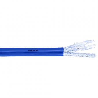 Acome 1007, Datenkabel Cat.7, S/FTP, duplex  (1000 MHz), 2x4x2xAWG23, blau, 500m Trommel 