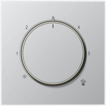 Jung Abdeckung für Thermostat (Aluminium) 