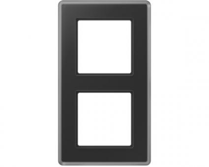 Jung Glasrahmen A VIVA, 2-fach (schwarz) 
