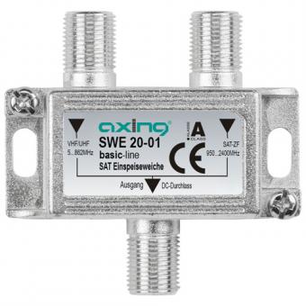 axing SWE 20-01 - SAT-Einspeiseweiche 2-fach, F 