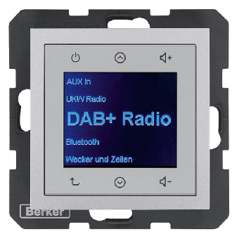 Berker Radio Touch UP DAB+ S.1/B.3/B.7 (alu, matt) 