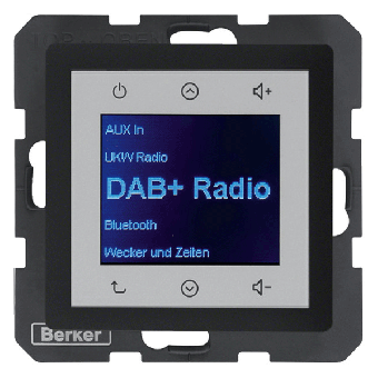 Berker Radio Touch UP DAB+ Q.1/Q.3/Q.7 (anthrazit samt) 