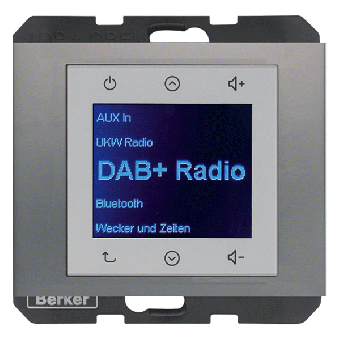 Berker Radio Touch UP DAB+ K.5 (Edelstahl) 