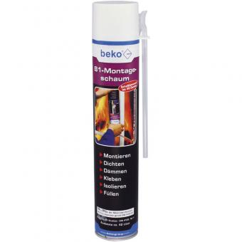 beko B1-Montageschaum, schwer entflammbar, 750 ml 