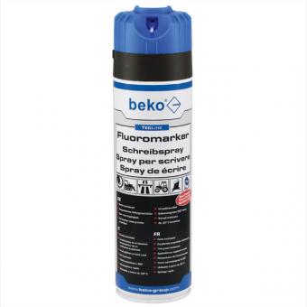 beko TecLine Fluoromarker Schreibspray, 500 ml, blau 