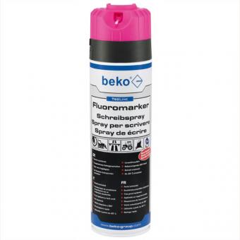 beko TecLine Fluoromarker Schreibspray, 500 ml, leuchtpink 