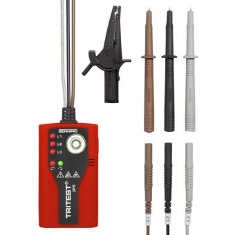 BENNING TRITEST® pro - Drehfeldrichtungsanzeiger mit LED-Taschenlampe 