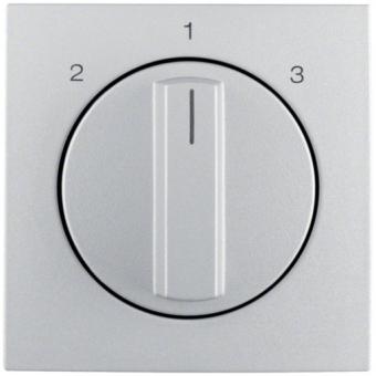 Berker Zentralstück für 3-Stufenschalter ohne 0-Stellung (alu) 