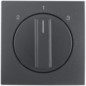Berker Zentralstück für 3-Stufenschalter ohne 0-Stellung (anthrazit) 