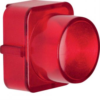 Berker Haube für Drucktaster/Lichtsignal E10 (rot, transparent) 
