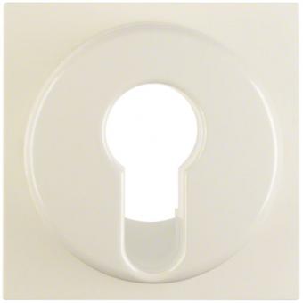 Berker Zentralstück für Schlüsselschalter/-taster (weiß, glänzend) 