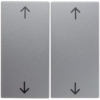 Berker Wippen mit Aufdruck Symbol Pfeile (alu) 