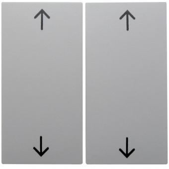 Berker Wippen mit Aufdruck Symbol Pfeile (polarweiß, matt) 