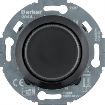 Universal-Drehdimmer mit Regulierknopf (schwarz) 