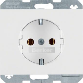 Berker  K.1  SCHUKO-Steckdose (polarweiß) 