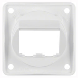 Integro FLOW Tragplatte 2fach für BTR-/E-DAT Module (polarweiß, glänzend) 