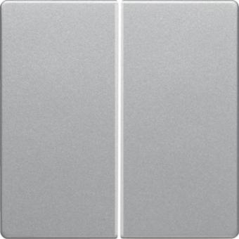Berker Taste für Schalter/Dimmer 2fach (alu, samt) 