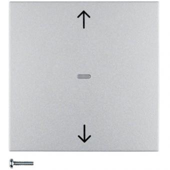 Berker Jalousie-Taste mit Aufdruck Symbol Pfeile (alu) 
