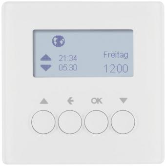 Berker Jalousie-Schaltuhr (polarweiß, samt) 