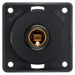 Integrow FLOW Steckdose 12 V (schwarz, matt) 