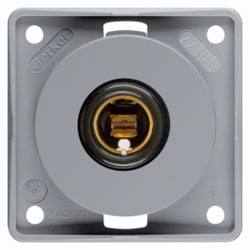 Integrow FLOW Steckdose 12 V (grau, glänzend) 