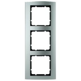 Abdeckrahmen B.3, 3-fach (Aluminium/anthrazit) 