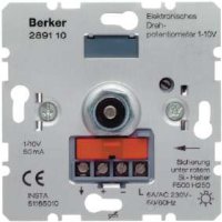 Berker Elektronisches Drehpotentiometer 1-10 V mit Softrastung 