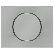 Berker K.5 - Zentralstück mit Regulierknopf für Drehdimmer (Edelstahl) 