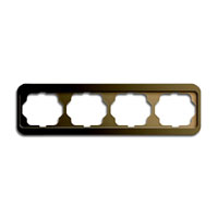 Abdeckrahmen alpha nea, 4-fach, waagerecht (bronze) 