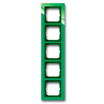 Abdeckrahmen Busch-axcent, 5-fach (grün) 