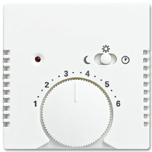 Zentralscheibe für Raumtemperaturregler 1095 U, 1095 UF und 1096 U (alpinweiß) 