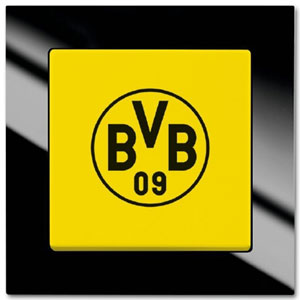 Bundesliga Fanschalter Borussia Dortmund für Aus- und Wechselschaltung 