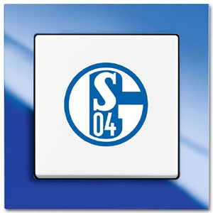Bundesliga Fanschalter FC Schalke 04 für Aus- und Wechselschaltung 