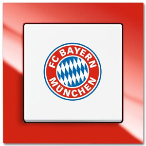 Bundesliga Fanschalter FC Bayern München für Aus- und Wechselschaltung 
