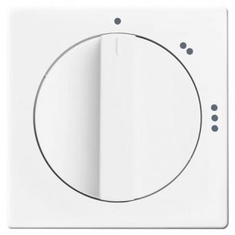 Busch-Jaeger Zentralscheibe, für 3-Stufen-Drehschalter 2710/1 U (studioweiß) 