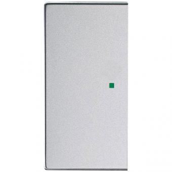 Wippe 2-fach links/rechts, ohne Bedruckung für Busch-free@home future® linear (alusilber) 