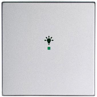 Wippe 1-fach, "Licht", future® linear (alusilber) 