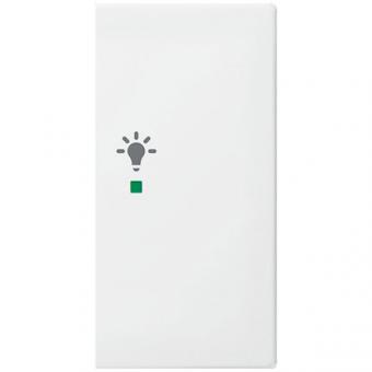 Wippe 2-fach rechts, mit Symbol "Licht" für Busch-free@home® Busch-balance® SI  (alpinweiß) 