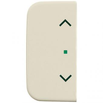 Wippe 2-fach links/rechts, mit Symbol "Jalousie" für Busch-free@home® Busch-Duro 2000® SI (weiss) 