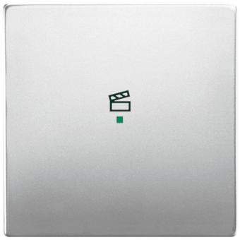 Wippe 1-fach, mit Symbol "Szene" für Busch-free@home® pur Edelstahl 