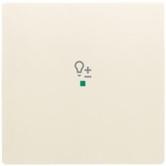 Wippe 1-fach, mit Symbol "Dimmer" für Busch-free@home® future® linear (elfenbeinweiß) 