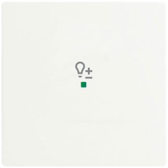 Wippe 1-fach, mit Symbol "Dimmer" für Busch-free@home® future® linear (studioweiß matt) 