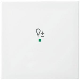 Wippe 1-fach, mit Symbol "Dimmer" für Busch-free@home® Busch-balance® SI  (alpinweiß) 