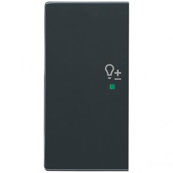 Wippe 2-fach links, mit Symbol "Dimmer" für Busch-free@home® future® linear (anthrazit) 