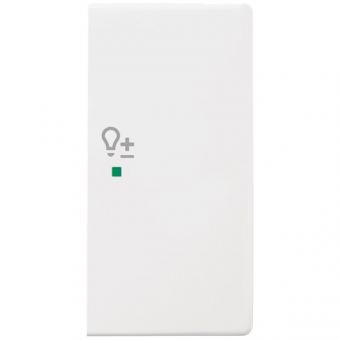 Wippe 2-fach rechts, mit Symbol "Dimmer" für Busch-free@home® future® linear (studioweiß) 